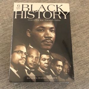 Black History From Cival War Through Today Dr Martin Luther King 6 Discs NEW.
